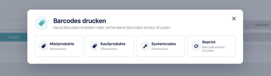 Druck Manager DRIU Verleihsoftware